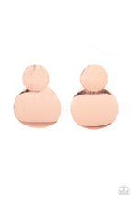 Load image into Gallery viewer, Paparazzi Here Today, GONG Tomorrow - Copper Earrings
