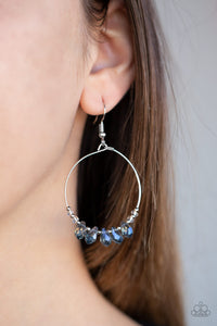 Paparazzi Holographic Hoops - Purple Earring