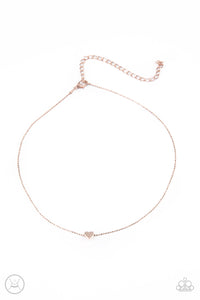 Paparazzi Humble Heart - Heart Choker Necklace