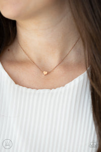 Paparazzi Humble Heart - Heart Choker Necklace
