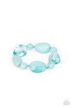 Load image into Gallery viewer, Paparazzi I Need a STAYCATION - Blue Stretch Bracelet
