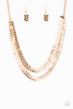 Load image into Gallery viewer, Paparazzi Industrial Illumination - Gold Necklace
