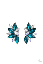 Load image into Gallery viewer, Paparazzi Instant Iridescence - Blue Post Earrings
