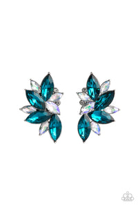 Paparazzi Instant Iridescence - Blue Post Earrings