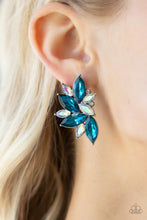 Load image into Gallery viewer, Paparazzi Instant Iridescence - Blue Post Earrings
