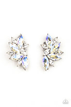 Load image into Gallery viewer, Paparazzi Instant Iridescence - White Post Earrings
