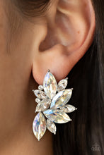 Load image into Gallery viewer, Paparazzi Instant Iridescence - White Post Earrings
