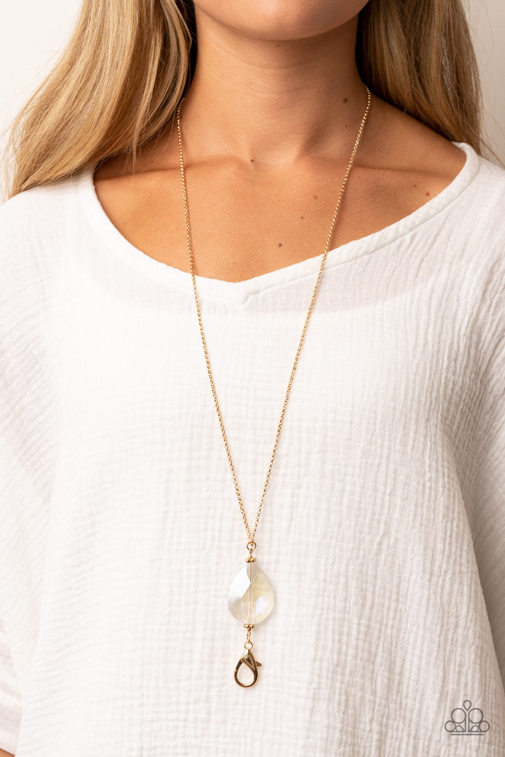 Paparazzi Interstellar Solstice - Gold Lanyard