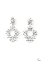 Load image into Gallery viewer, Paparazzi Leave Them Speechless - White Post Earrings
