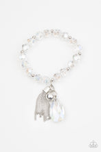 Load image into Gallery viewer, Paparazzi Leaving So SWOON? - White Bracelet
