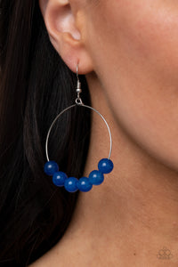 Paparazzi Let It Slide - Blue Earrings