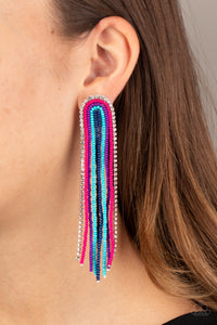Paparazzi Let There BEAD Light - Multi Seed Bead Earrings