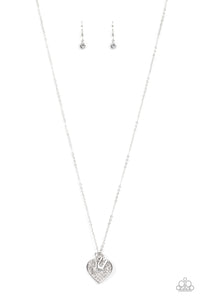 Paparazzi Declaration of Love - White Bracelet