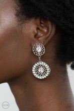 Load image into Gallery viewer, Paparazzi Life of The Garden Party - Pink Clip-On Earrings
