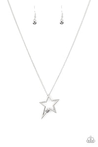 Paparazzi Light Up The Sky - Silver Star Necklace
