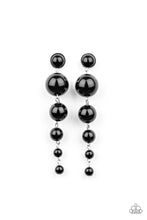 Load image into Gallery viewer, Paparazzi Living a WEALTHY Lifestyle - Black Earrings
