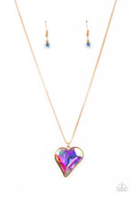 Load image into Gallery viewer, Paparazzi Lockdown My Heart - Gold Necklace
