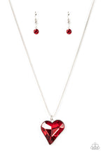 Load image into Gallery viewer, Paparazzi Lockdown My Heart - Red Necklace
