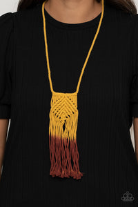 Paparazzi Look At MACRAME Now - Macrame Necklace