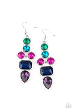 Load image into Gallery viewer, Paparazzi Look At Me GLOW! - Blue Earrings
