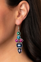 Load image into Gallery viewer, Paparazzi Look At Me GLOW! - Blue Earrings
