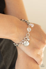 Load image into Gallery viewer, Paparazzi Lovable Luster - White Charm Bracelet
