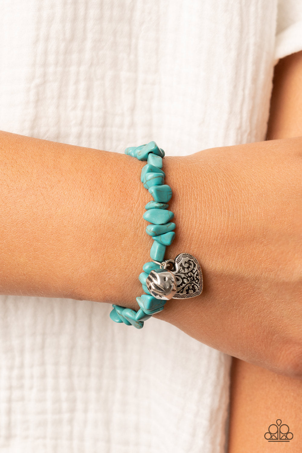 Paparazzi Love You to Pieces - Blue Bracelet