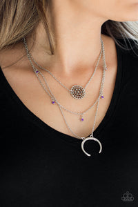 Paparazzi Lunar Lotus - Layered Necklace