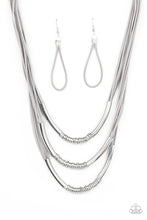Load image into Gallery viewer, Paparazzi Mechanical Mania - Silver Necklace
