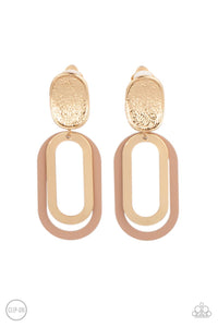 Paparazzi Melrose Mystery - Clip-On Earrings