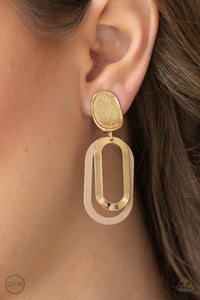 Paparazzi Melrose Mystery - Clip-On Earrings