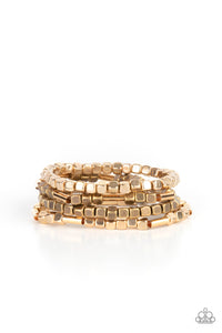 Paparazzi Metro Materials - Multi Stretch Bracelets
