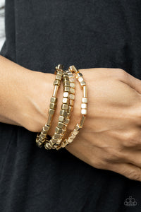 Paparazzi Metro Materials - Multi Stretch Bracelets