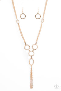 Paparazzi Metro Mechanics - Gold Necklace