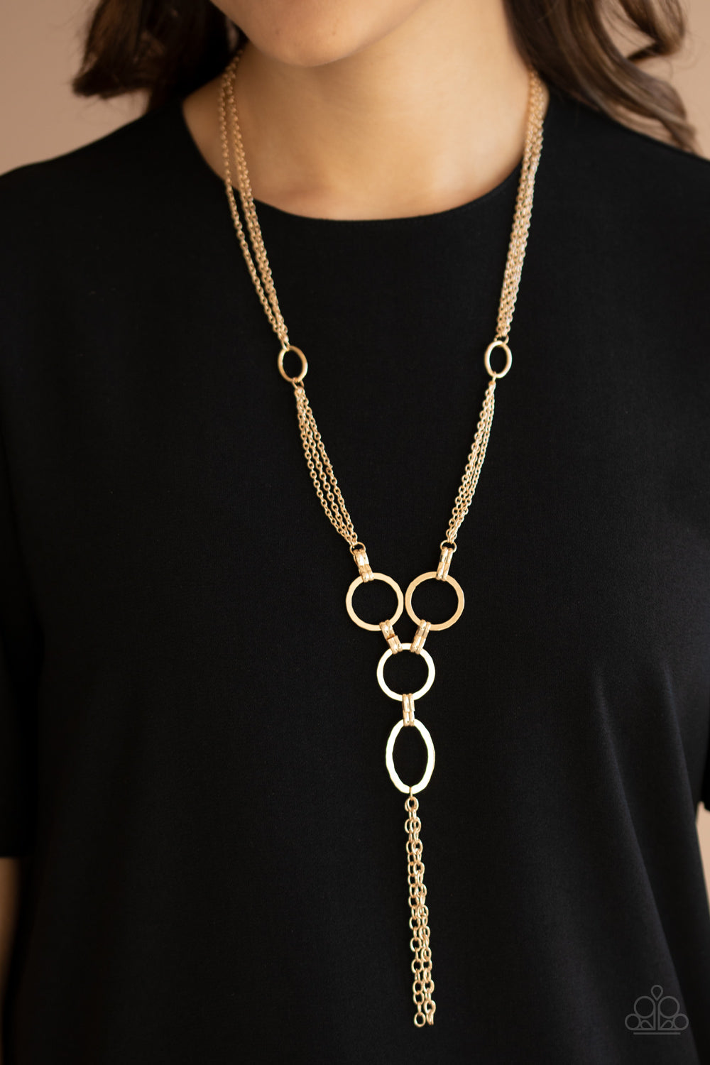Paparazzi Metro Mechanics - Gold Necklace