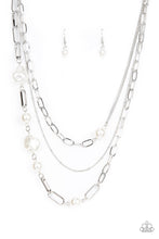 Load image into Gallery viewer, Paparazzi Modern Innovation - White Pearl Necklace
