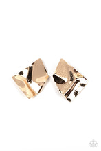 Load image into Gallery viewer, Paparazzi Modern Maverick - Gold Post Earrings
