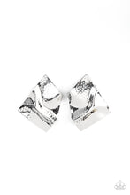 Load image into Gallery viewer, Paparazzi Modern Maverick - Silver Post Earrings
