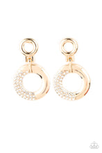 Load image into Gallery viewer, Paparazzi Modern Motivation - Gold Earrings
