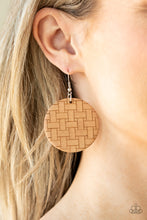 Load image into Gallery viewer, Paparazzi Natural Novelty - Brown Earrings
