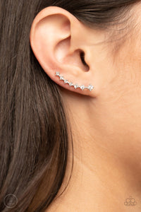 Paparazzi New Age Nebula - Silver Ear Crawler Earrings