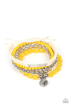 Load image into Gallery viewer, Paparazzi Offshore Outing - Yellow Bracelet
