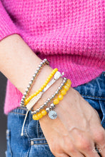 Load image into Gallery viewer, Paparazzi Offshore Outing - Yellow Bracelet
