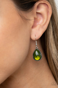 Paparazzi Opal Auras - Green/Pink Necklace