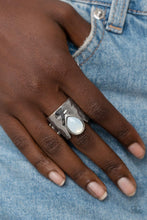 Load image into Gallery viewer, Paparazzi Optimistically Oracle - White Ring
