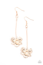 Load image into Gallery viewer, Paparazzi Opulently Orchid - Rose Gold Earrings
