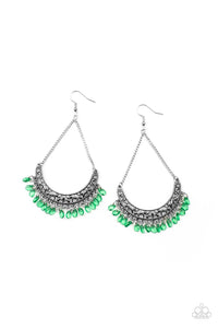 Paparazzi Orchard Odyssey - Green Earrings