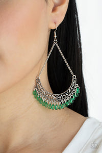 Paparazzi Orchard Odyssey - Green Earrings