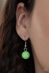 Paparazzi POP-ular Opinion - Green Necklace