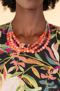 Paparazzi Seaside Siesta - Orange Stretch Bracelets